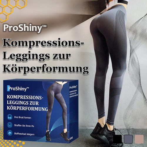 🟩Letzter Tag 50% Rabatt🎁ProShiny™ Kompressions-Körperformende Leggings