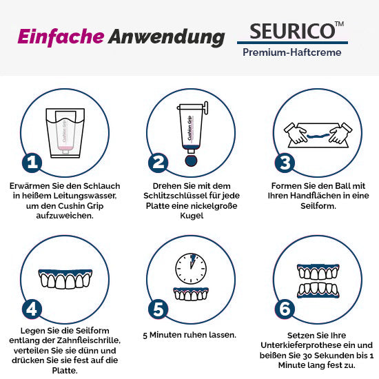 ✨[Offizieller Markenshop] 😁Seurico™ Premium Haftcreme🦷 (✨KAUFE 3, BEKOMME 2 GRATIS🎁)