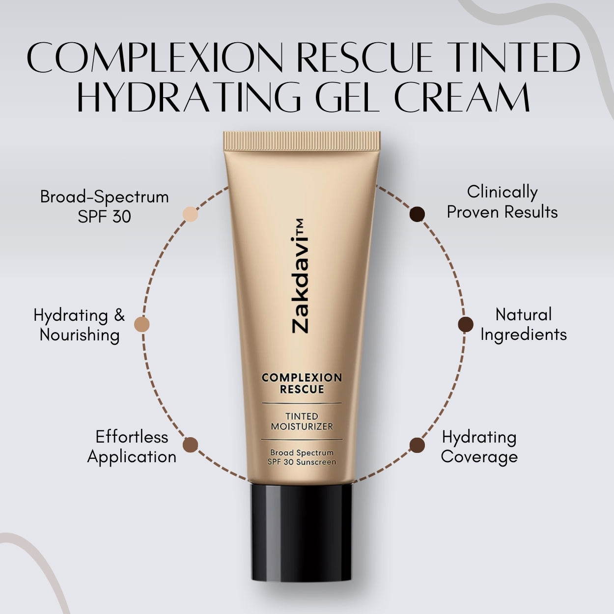 Zakdavi™ Complexion Rescue Tinted Hydrating Gel Cream