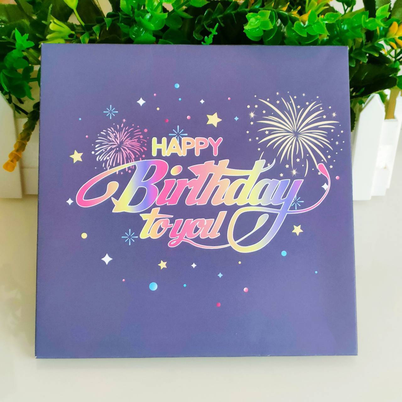 LIGHTS & SOUND Pop up Happy Birthday Card Set🎈